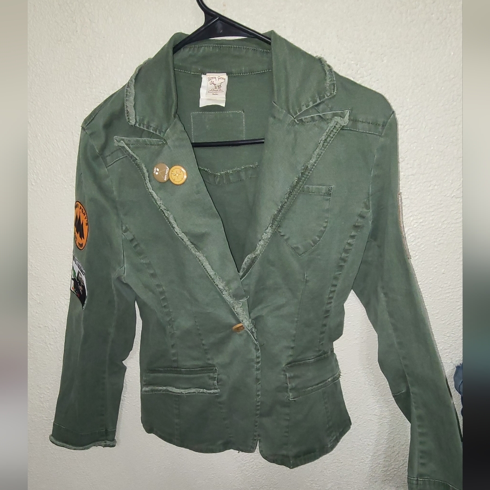 Bony Pony Ranch green patch jacket